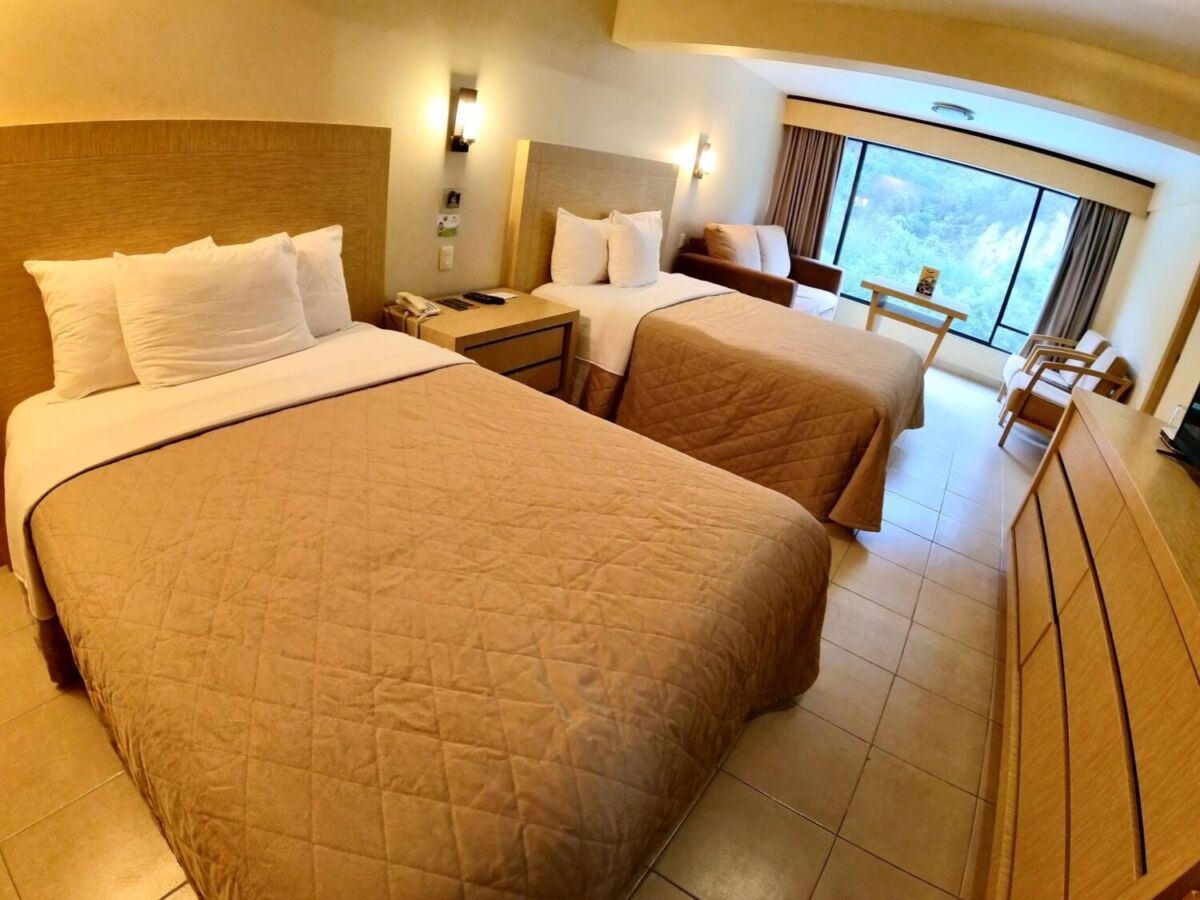 Este balneario también tiene un hotel, un restaurante y un spa 