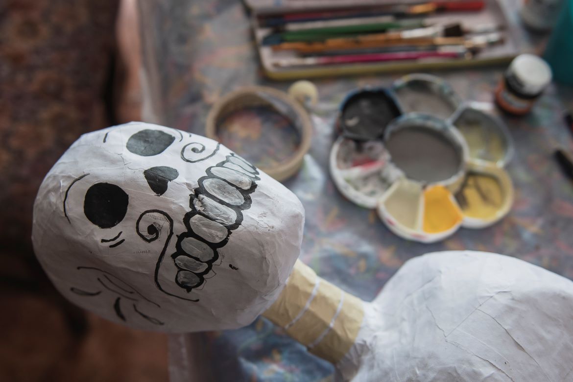 calacas de cartonería