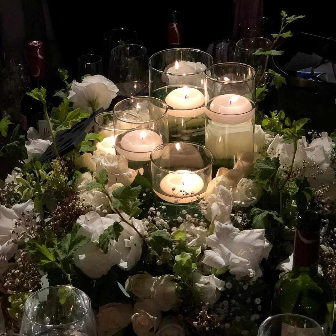 Velas flotantes