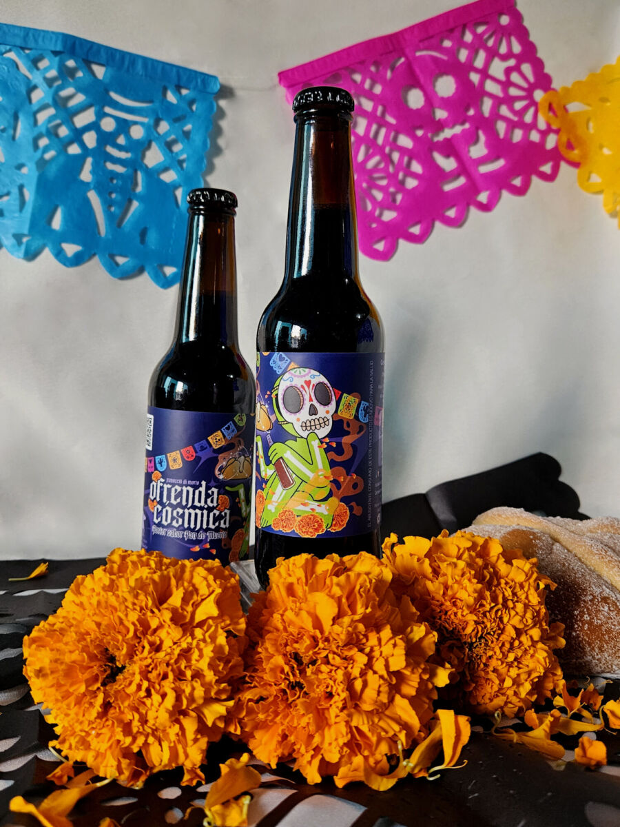 Cervecería Obni creó una cerveza de pan de muerto que tiene notas dulces, especiadas y tostadas 