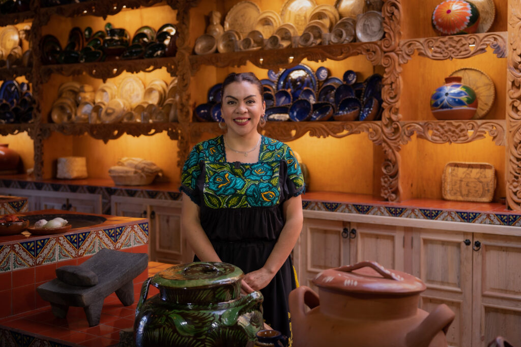Cocina tradicional michoacana en La Casa de Blanca tzintzuntzan 