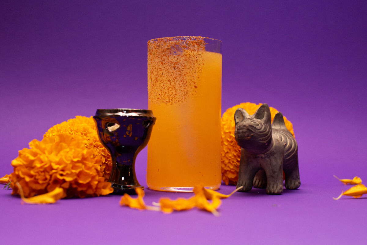 Cocteles de temporada de día de muertos en Kaito del Valle