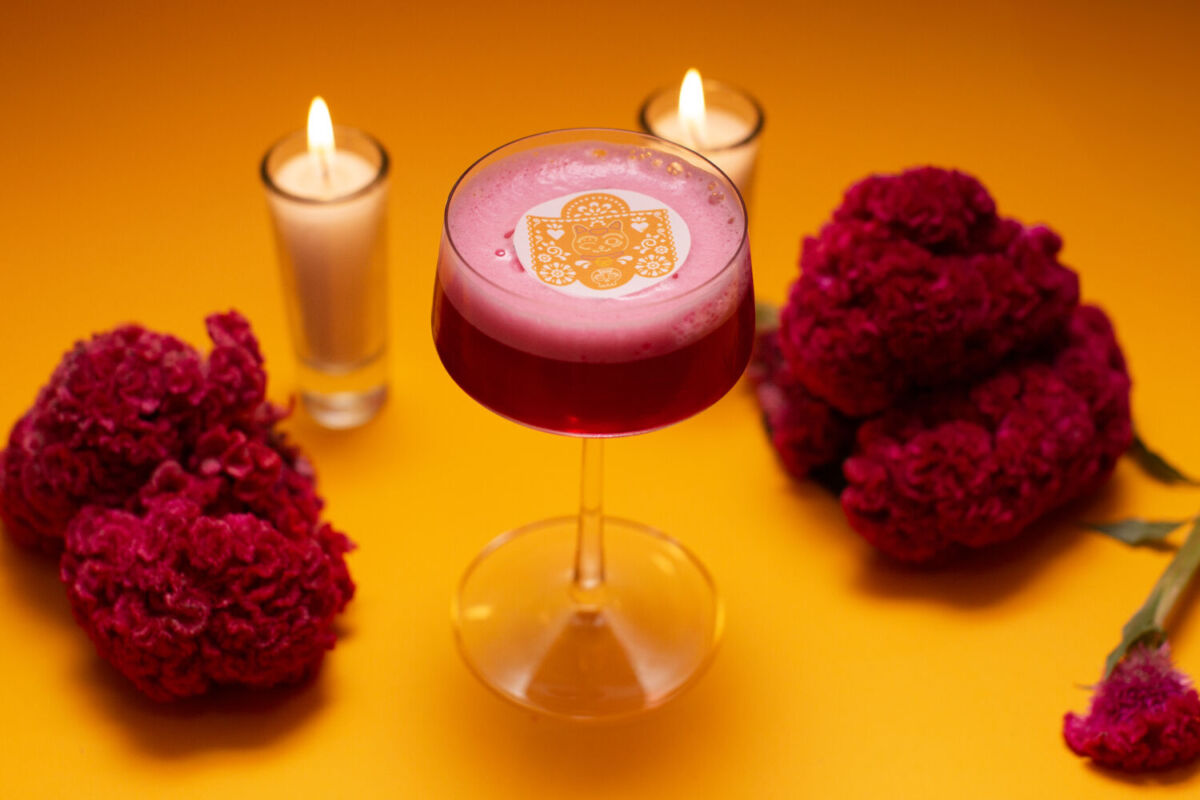 Cocteles de temporada de día de muertos en Kaito del Valle