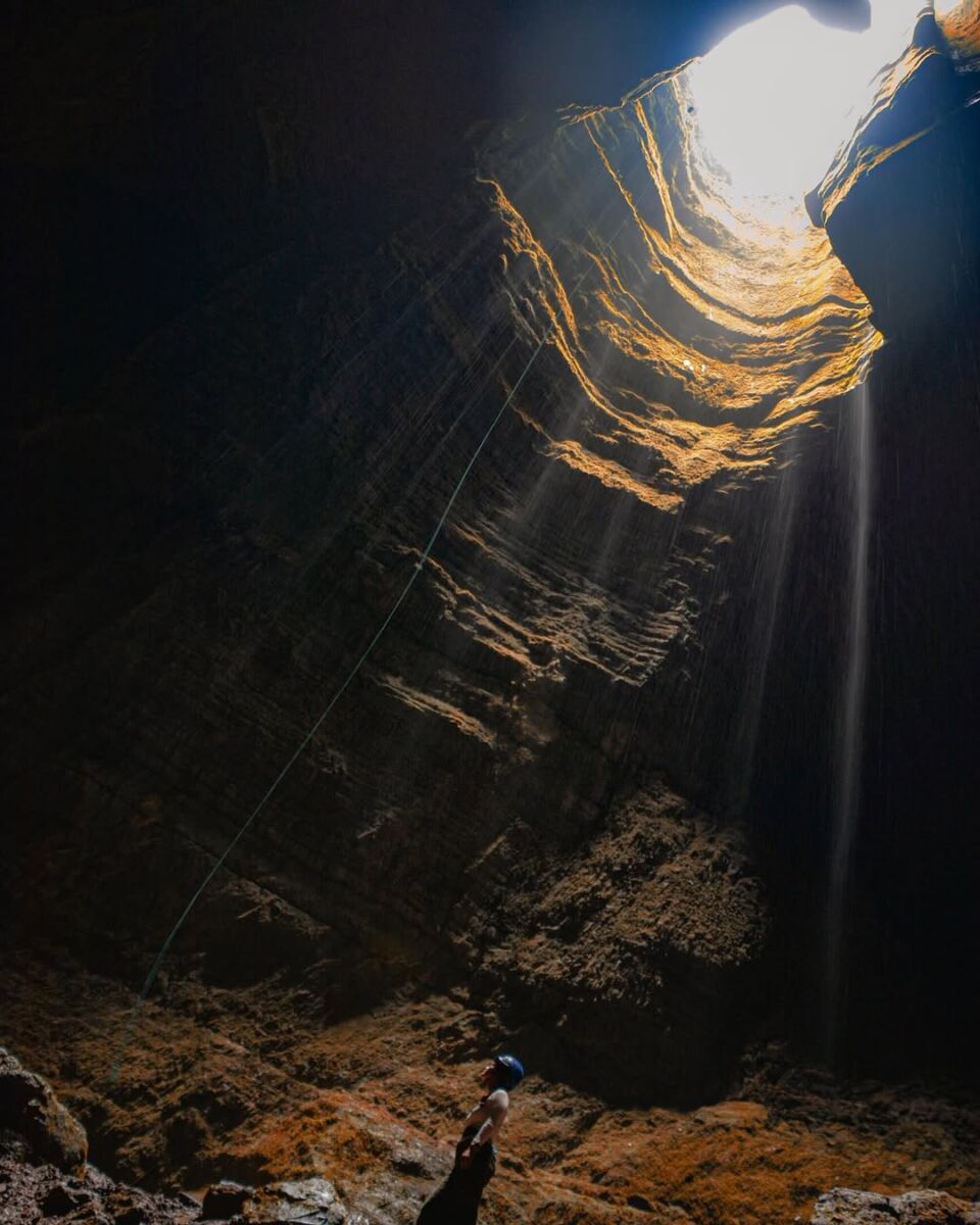 La Cueva La Tronera se ubica en el Peñón, en Santander, Colombia 