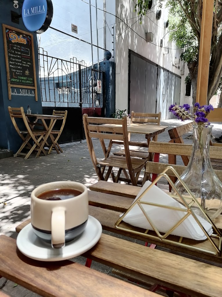 La Milla es una cafetería en la colonia San Miguel Chapultepec 