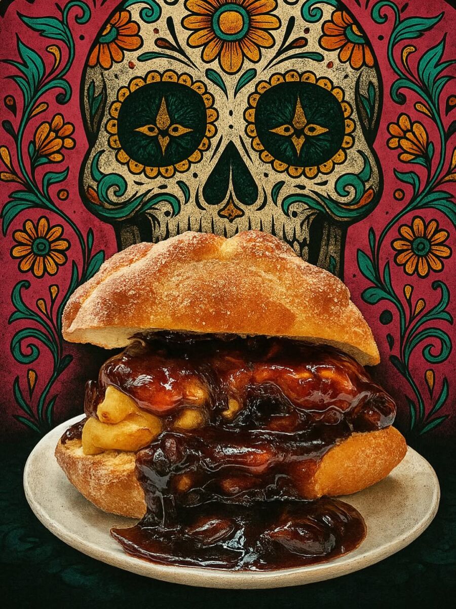 Dónde comer hamburguesas con pan de muerto en CDMX