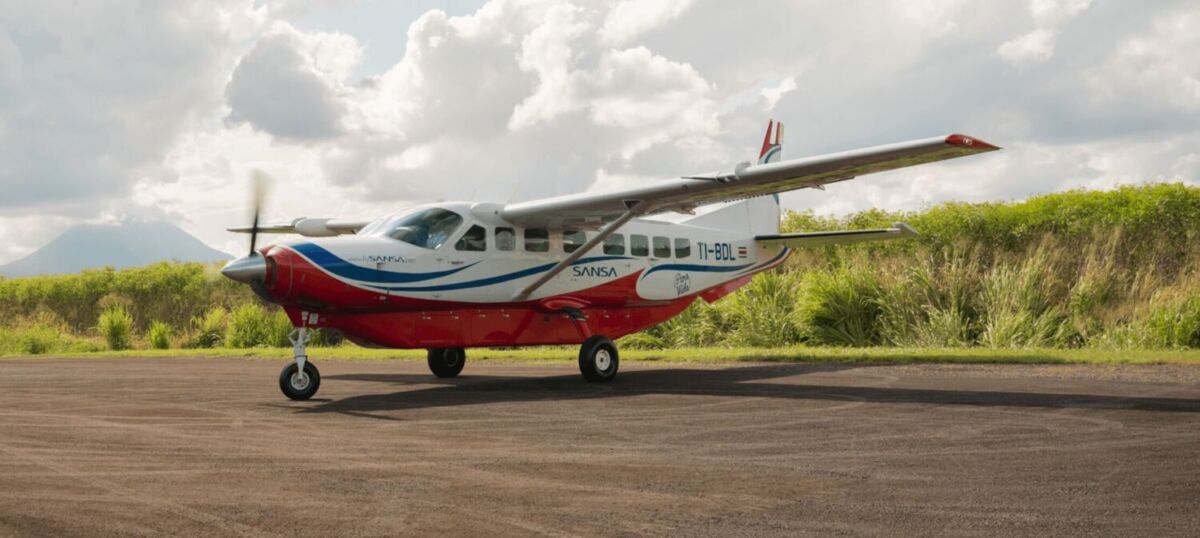 Avioneta Sansa en Costa Rica