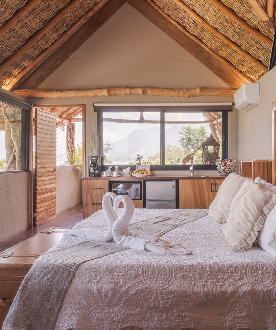 hoteles con lagos en México 