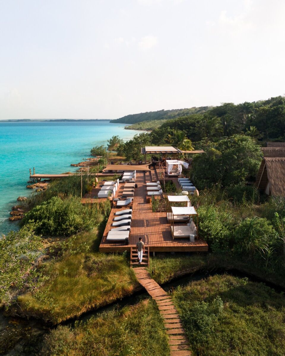 hoteles con lagos en México 