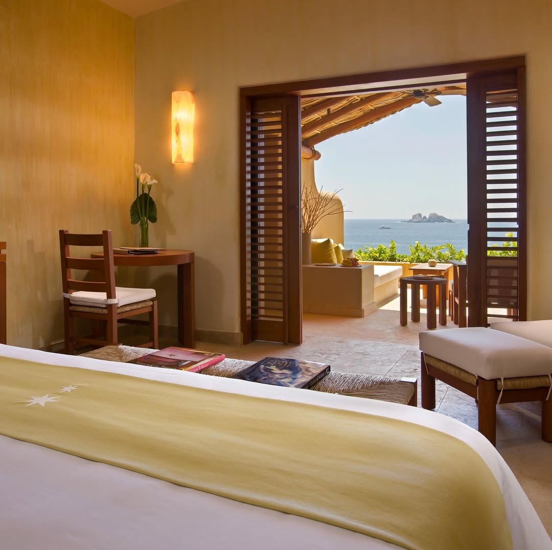 Cala de Mar se ubica en Zihuatanejo y es uno de los hoteles más bonitos de la zona 