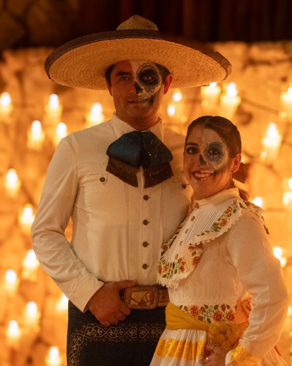 Celebración de día de muertos en xcaret