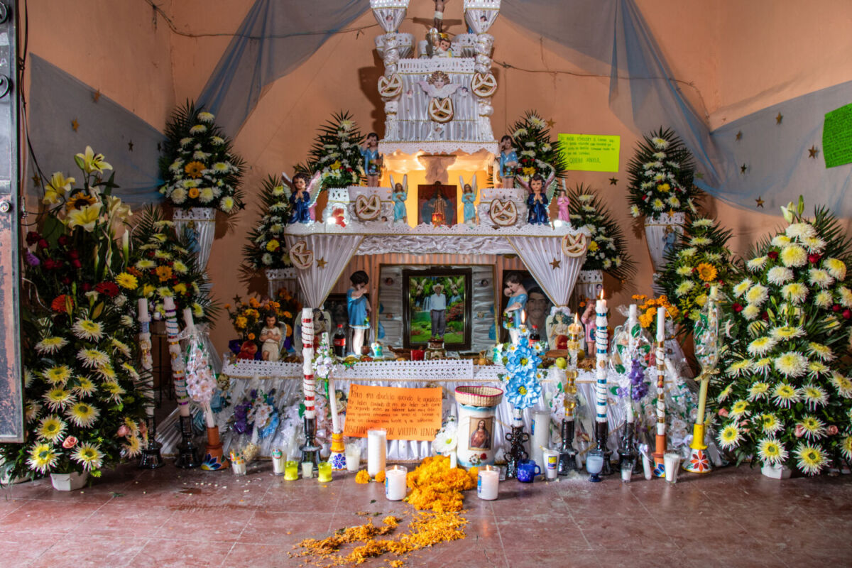 Altares tradicionales en Huaquechula