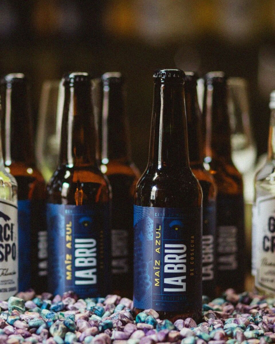 Cerveza Maíz Azul