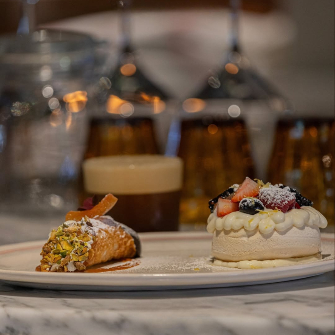 postres del menú degustación de matti osteria