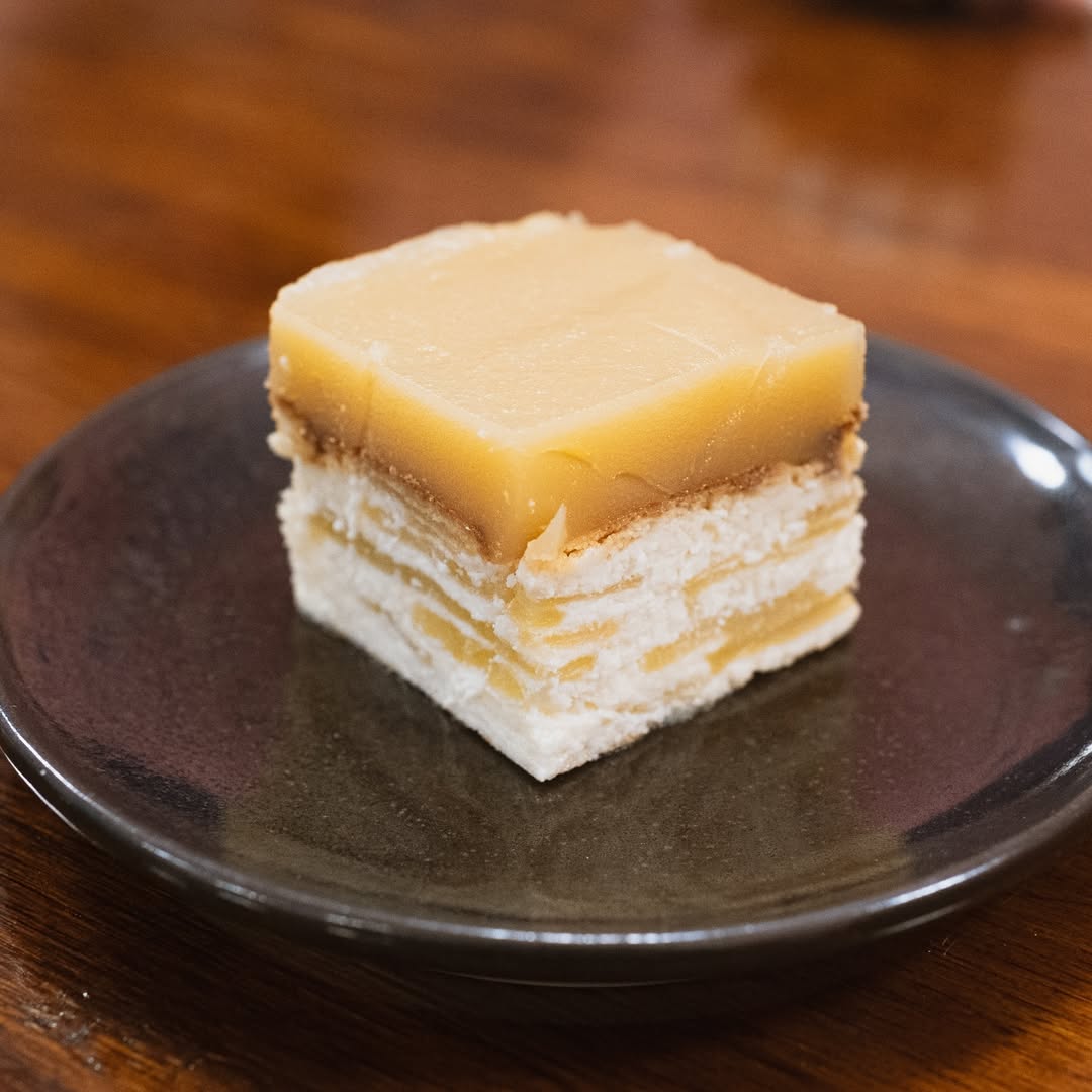 Cheesecake de manzana hecho en casa