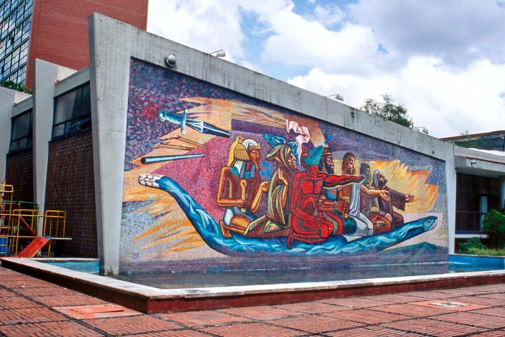 Mural ' El retorno de Quetzalcóatl' de José Chávez Morado