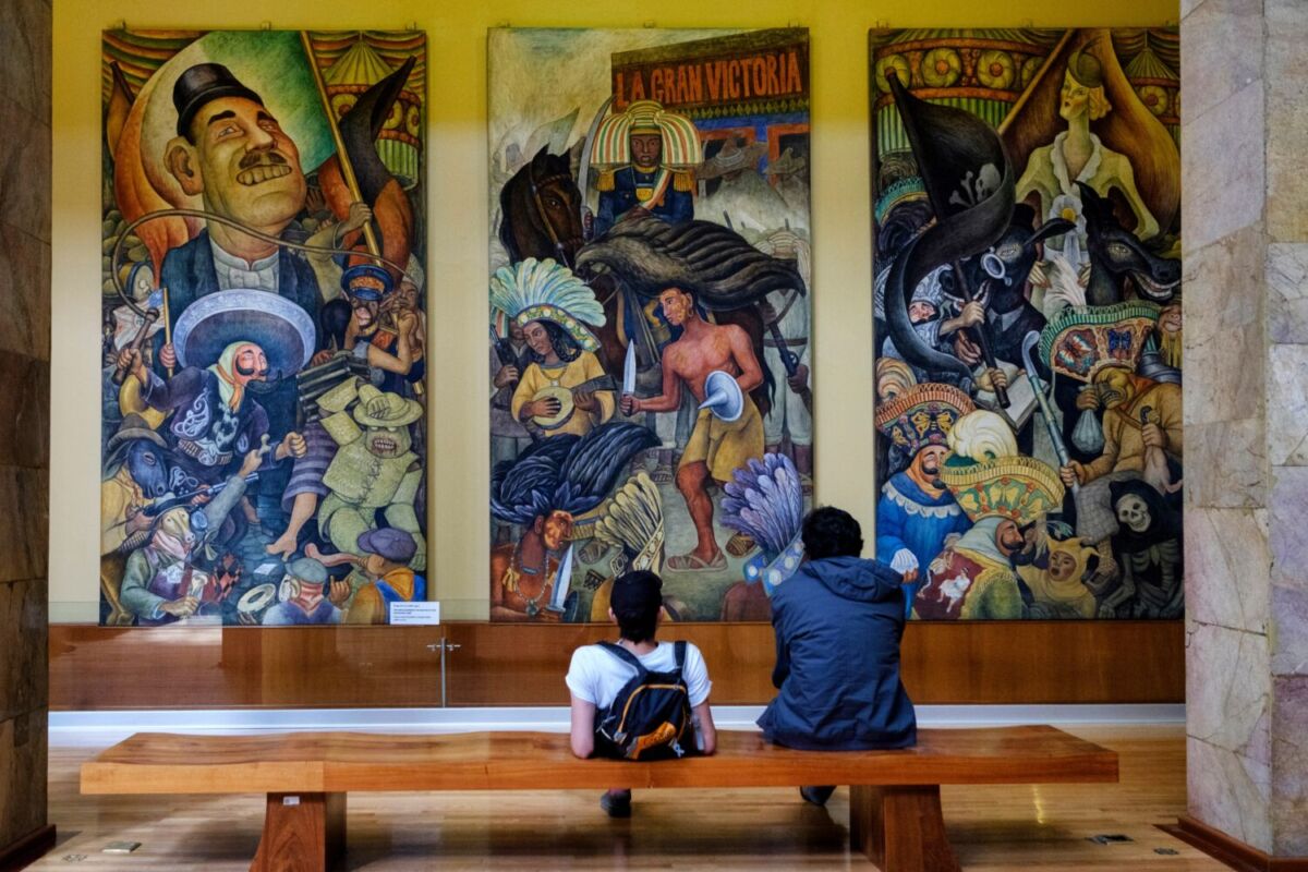 Mural 'Carnaval de la vida mexicana' de Diego Rivera