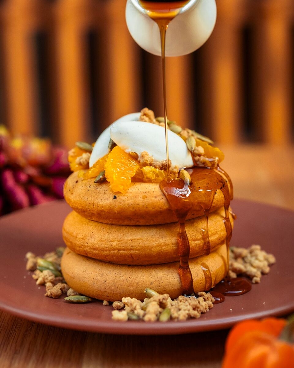 pancakes de calabaza
