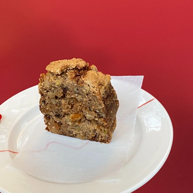 rebanada de panqué de manzana de odette