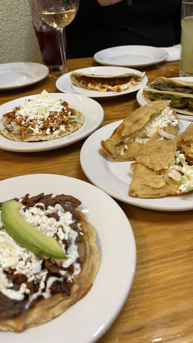 Quesadillas fritas y al comal