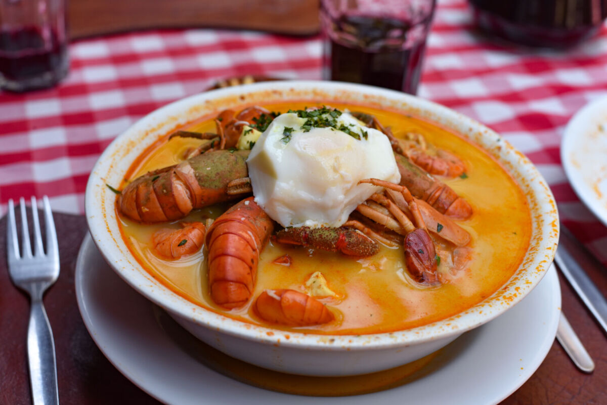 Chupe de camarones