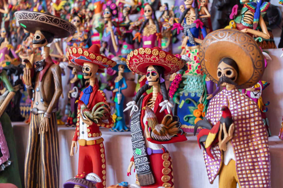 Catrinas de barro de Capula