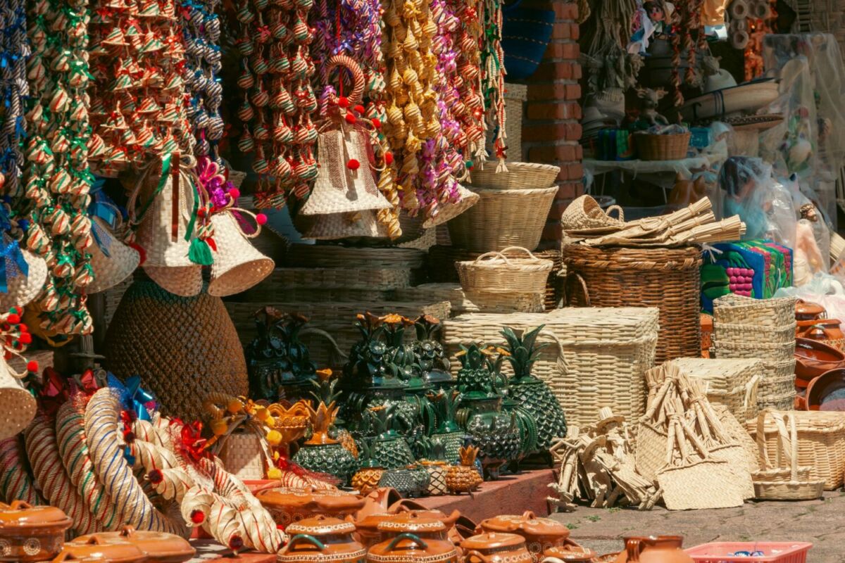 Mercado artesanal de Tzintzuntzan
