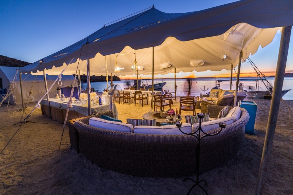 glamping en una isla mexicana 