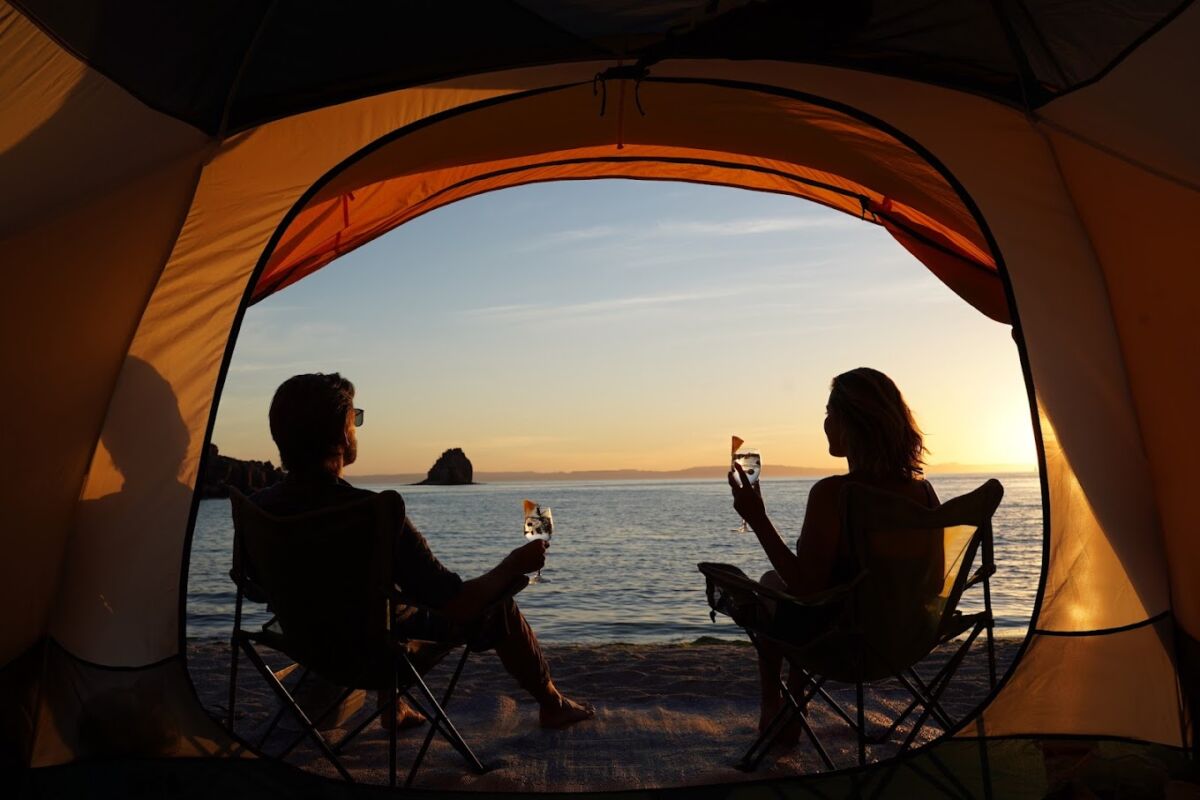 campamento de lujo en Baja California Sur 