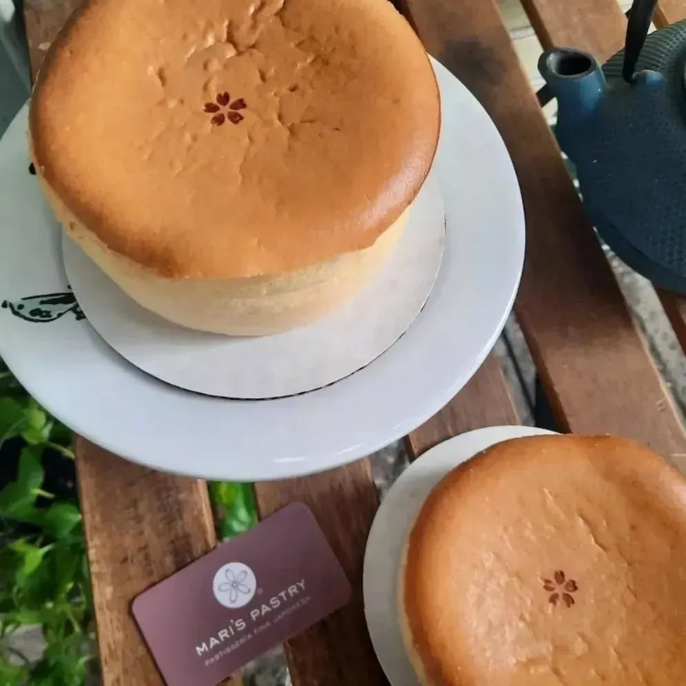 soufflé cheesecake japonés de mari's pastry