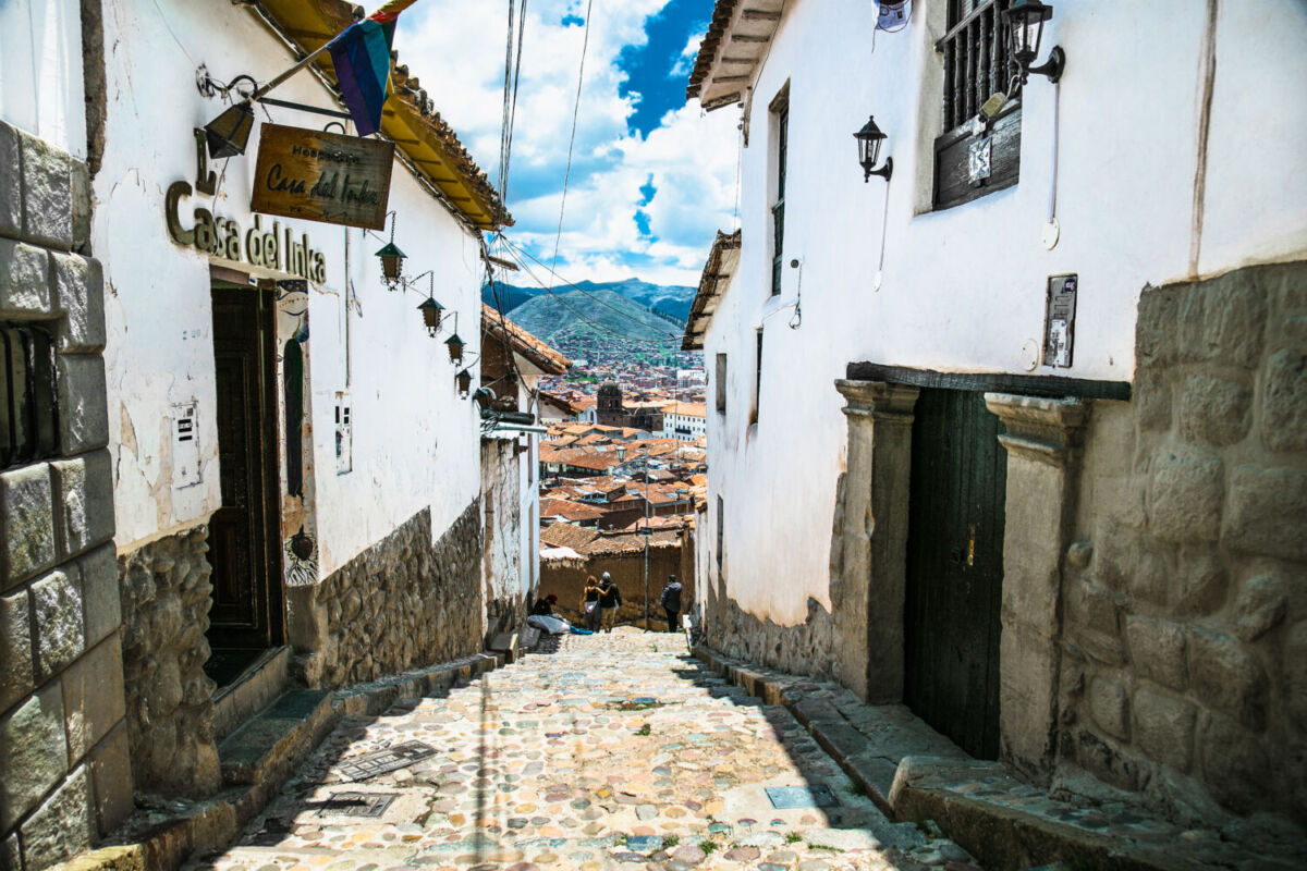 Callejones serpenteantes de Cusco