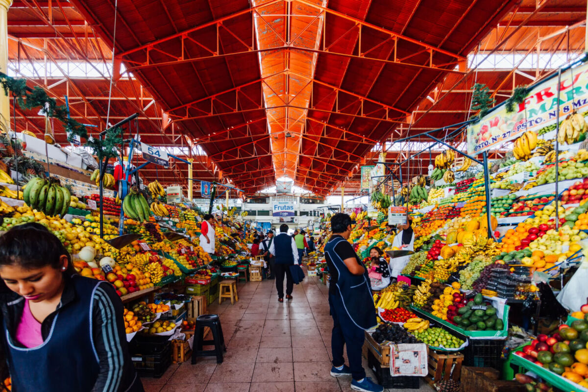 Mercado San Camilo en Arequipa