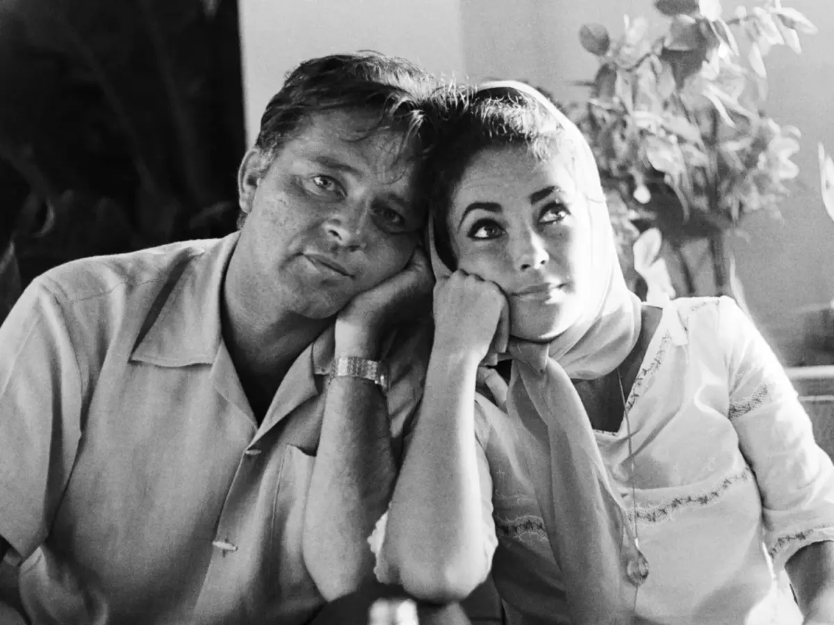 Elizabeth Taylor y Richard Burton