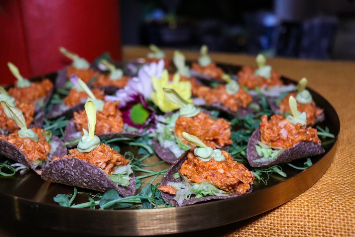 canapés en festival gourmet internacional