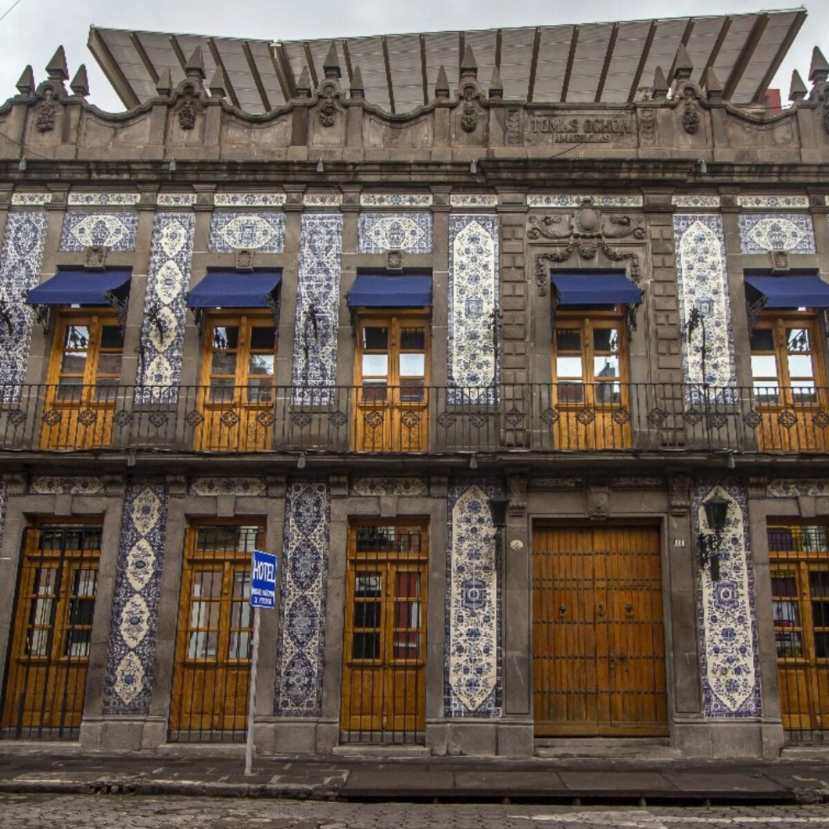 No es el Sanborns de Los Azulejos, es una casona del siglo XVII que fue transformada en un hotel boutique en Puebla 
