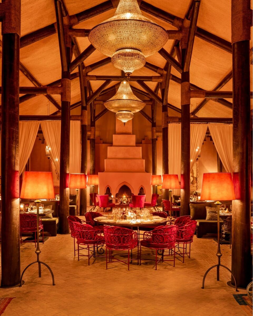 Kasbah Tamadot restaurantes