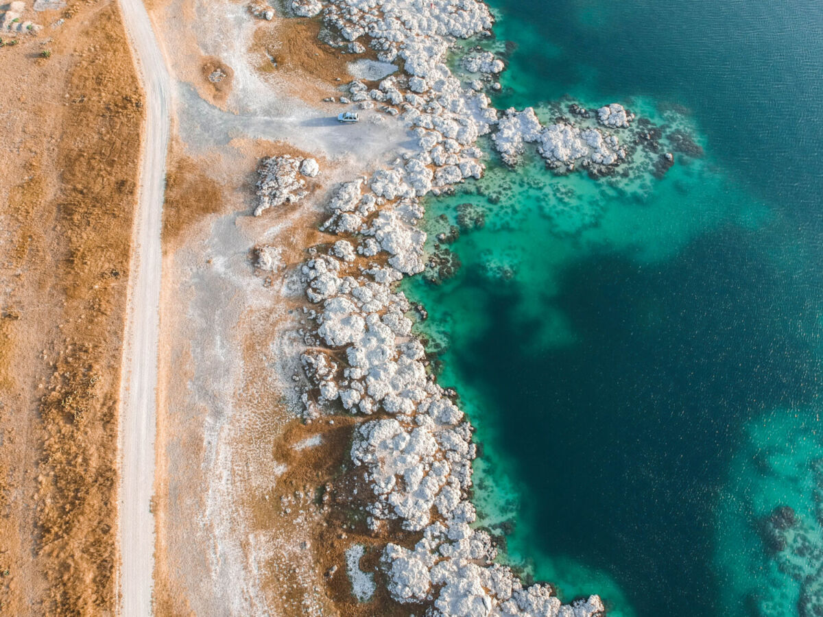 Laguna turquesa en Puebla 