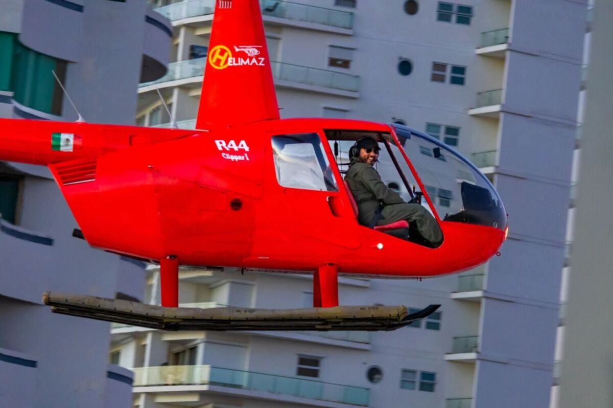 vuelo en helicóptero por diferentes rutas en mazatlán