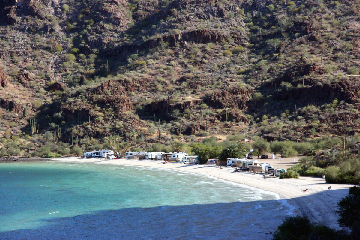 Mejor playa para acampar en México 