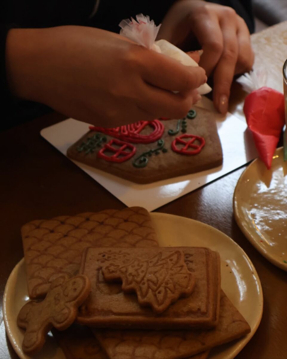 Decorar casas de jengibre