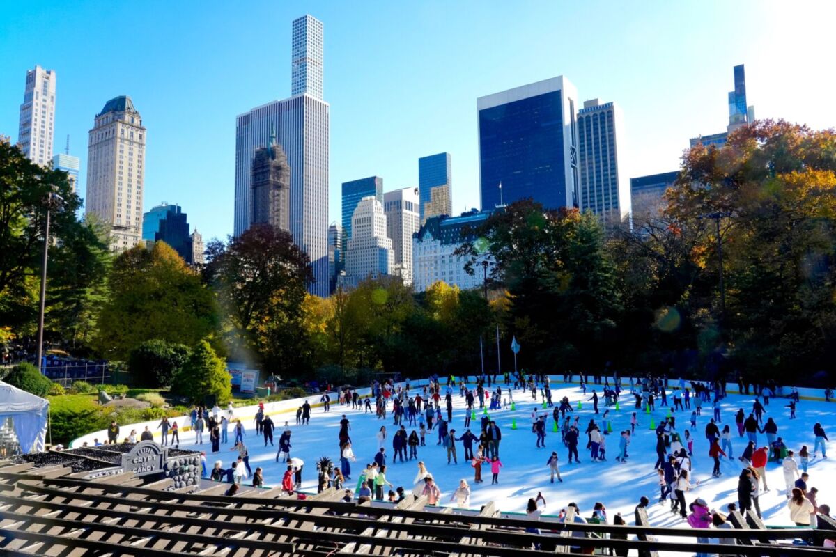 Pista de hielo en Central Park 