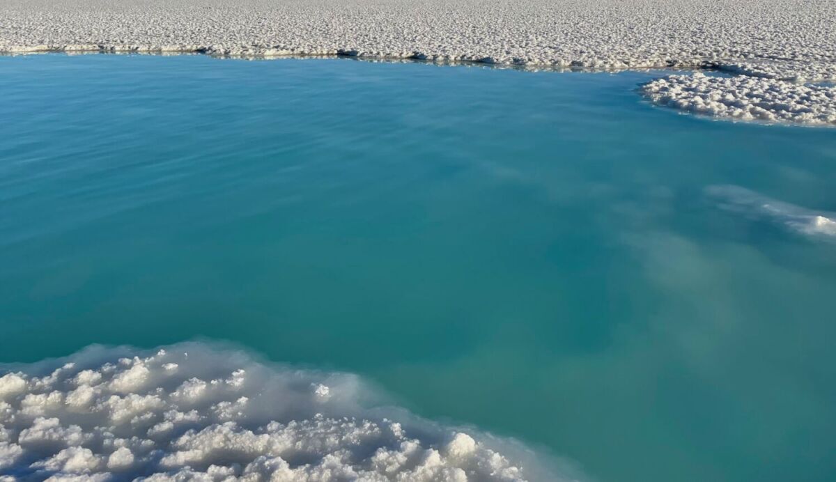 Los Amargos es una salinera ubicada en Guerrero Negro, Baja California Sur 