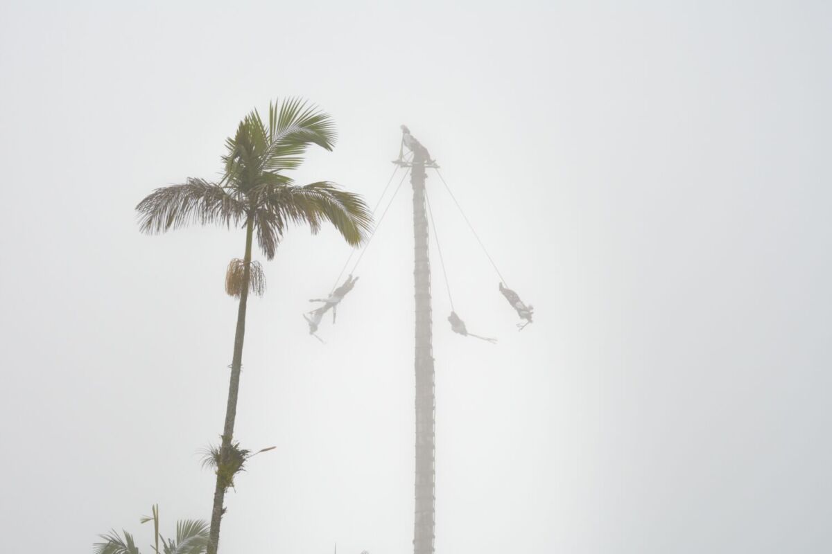 Voladores de Papantla en Cuetzalan