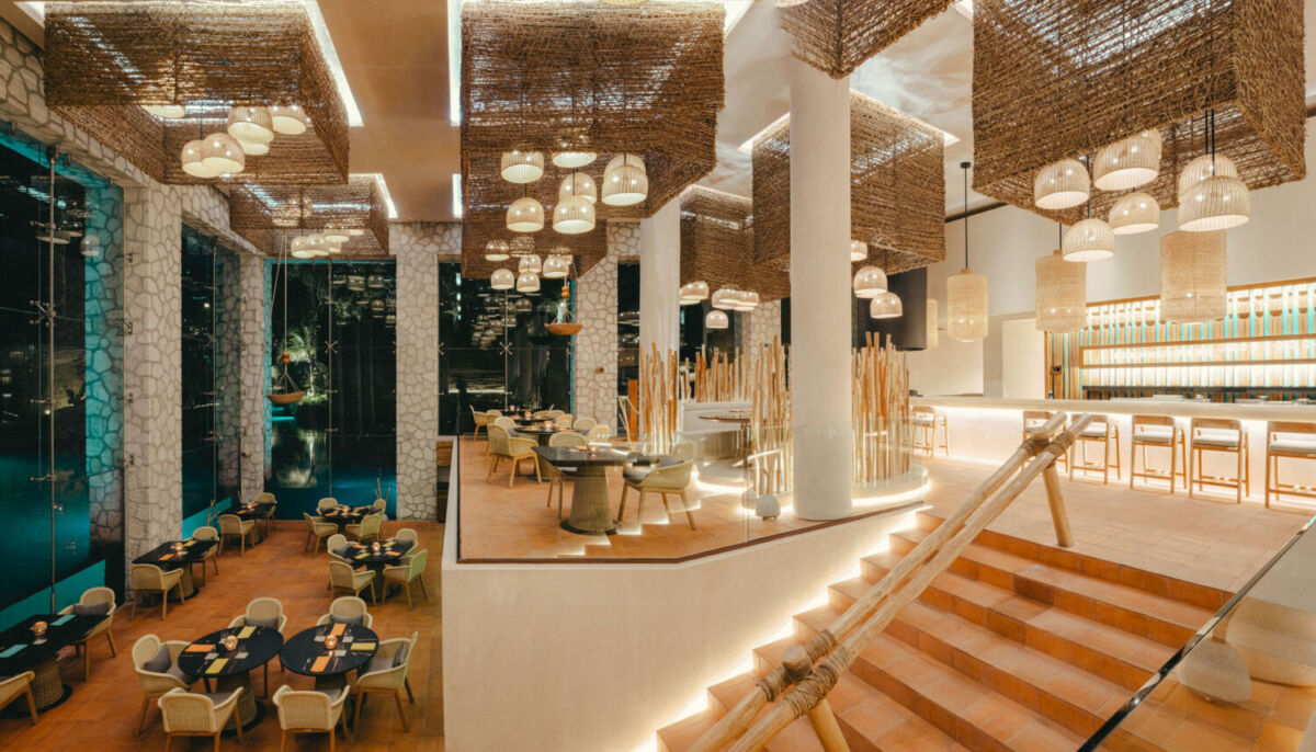 El restaurante Xaak se ubica en el Hotel Xcaret Arte.