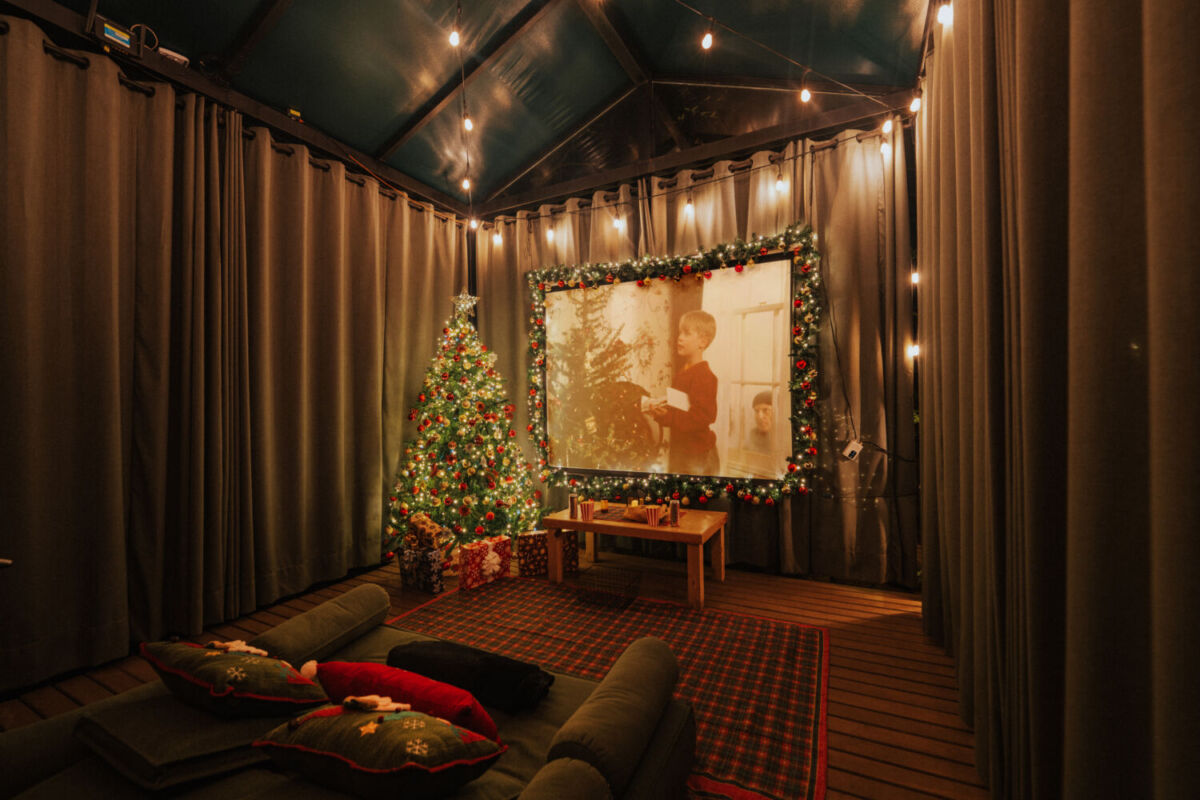 Wander Cabins Villa Alpina tienen una decoración navideña esta temporada 