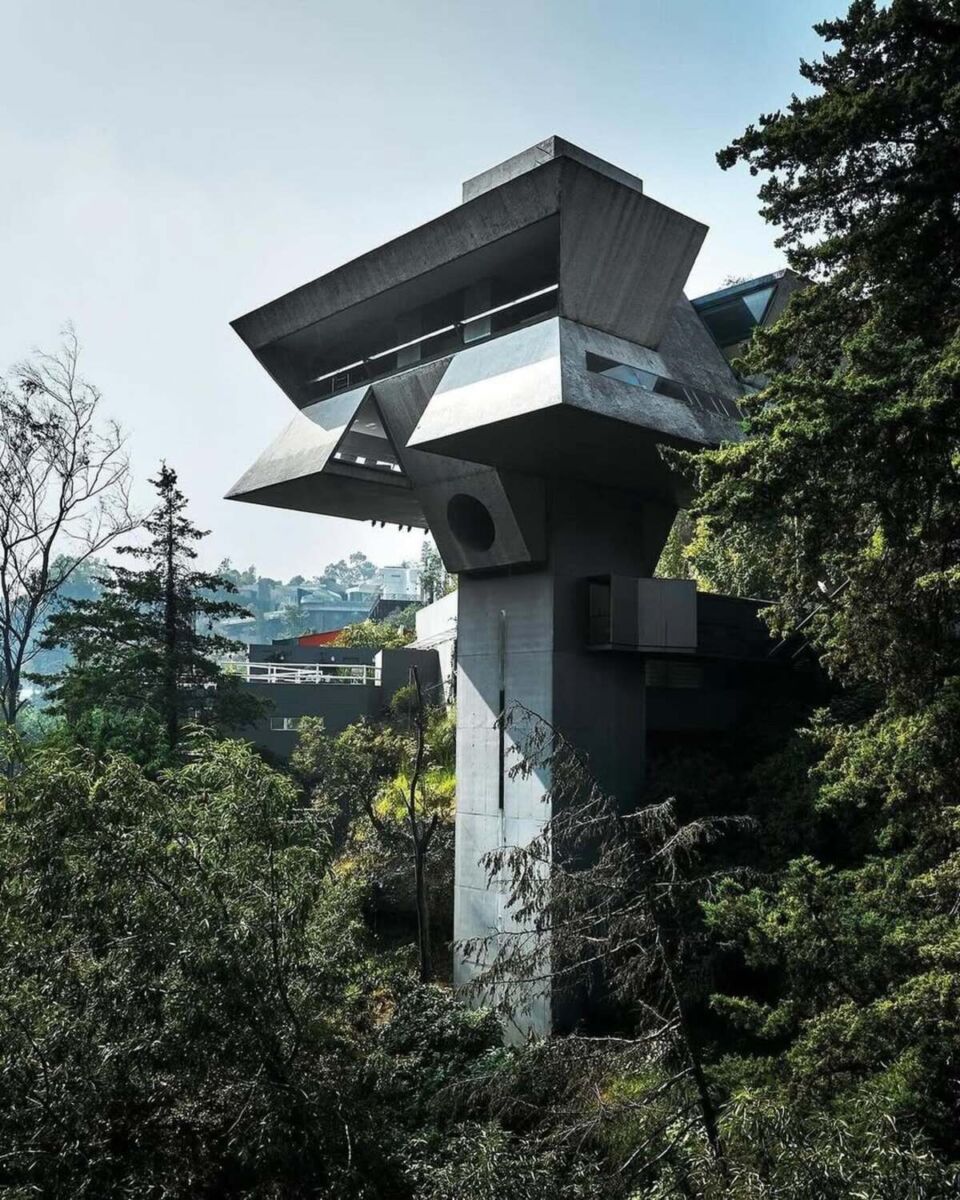 No es IA, es una de las casas más raras de la CDMX