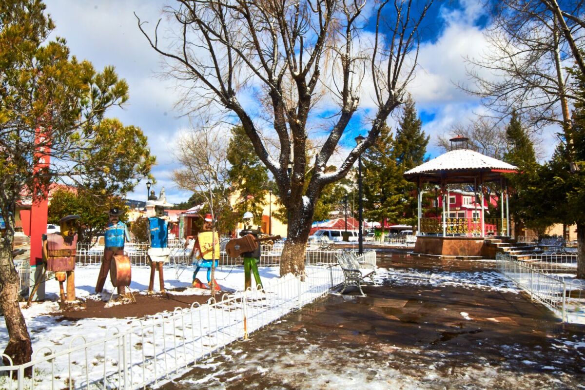 El Pueblo Mágico de México que se llena de nieve cada invierno 