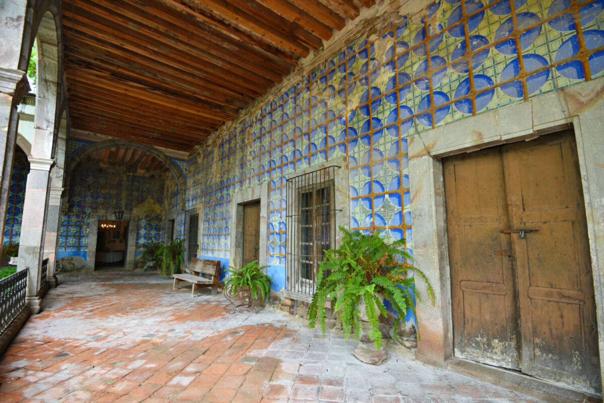 La hacienda se construyó en el año de 1631 por obra de José Echegoyan