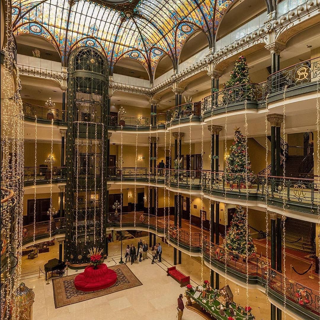Decoración de Navidad Gran Hotel Ciudad de México