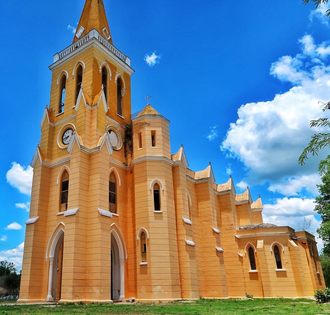 Iglesia de Eknakán en Yucatán